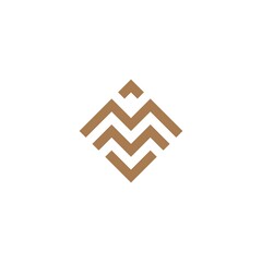 Letter M logo design vector template.Creative Letter M MM symbol