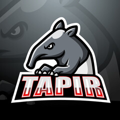 Tapir mascot esport logo design