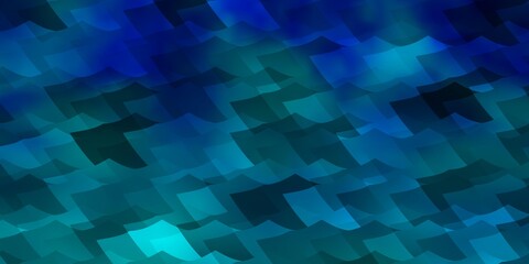 Light BLUE vector texture with colorful hexagons.