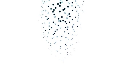 Dark Blue, Green vector template with circles. Modern abstract illustration with colorful circle shapes. New template for a brand book.