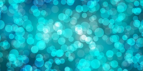 Light BLUE vector background with spots. Abstract colorful disks on simple gradient background. Design for your commercials.