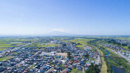 《青森県》黒石市の空撮