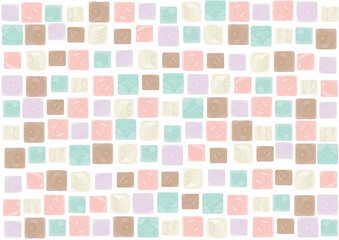 パステルカラー 水彩タイル 背景 Abstract Wall Mural Abstra Kid A