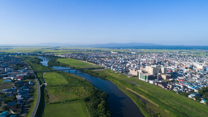 《青森県》五所川原市　空撮
