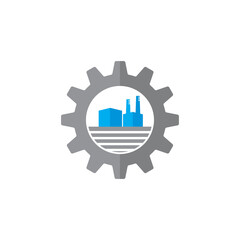 Obraz premium Abstract Engineering Vector , Industry Logo