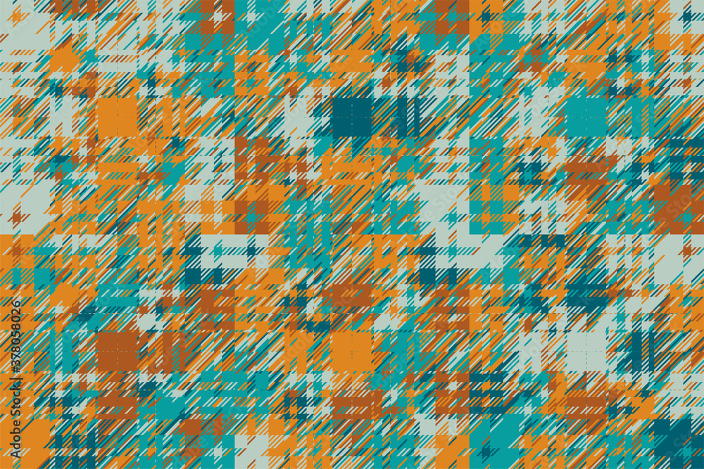 Poster modern glitch background. color geometric abstract pattern vector.