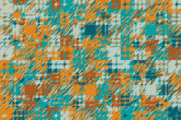 Modern glitch background. Color geometric abstract pattern vector.