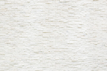 background and texture of modern style of white decorative real stone wall  surface