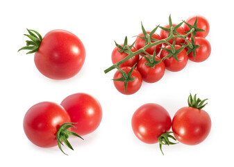 Cherry Tomatoes isolated on white background