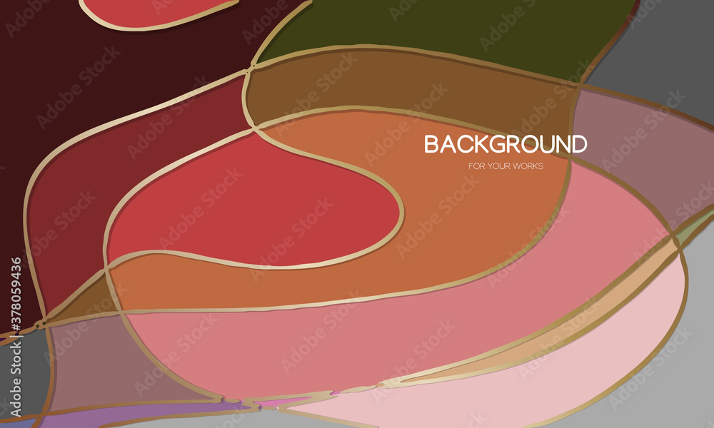 Poster abstract background with geometric composition. fashion and beauty concept. for use in all types of 