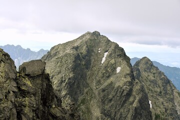szlak na Rysy, Tatry Wysokie, Słowacja, góry w Europie, Tatransky Narodny Park