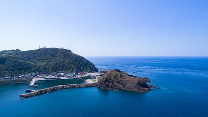 《青森県》空撮　龍飛岬