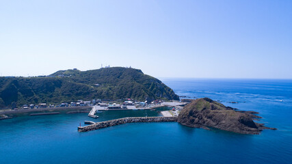 《青森県》空撮　龍飛岬