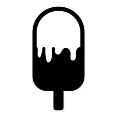 
Popsicle icon style, vector of summer dessert 
