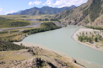 lake in the mountains