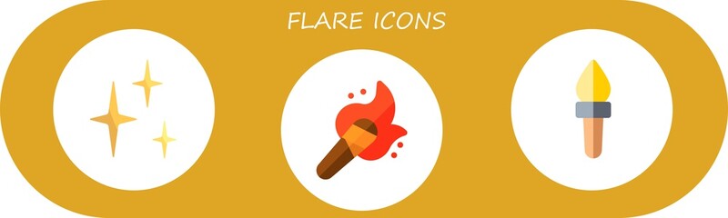 flare icon set