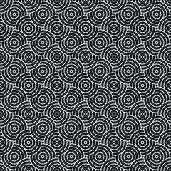 Overlapping Circles Pattern, art background.