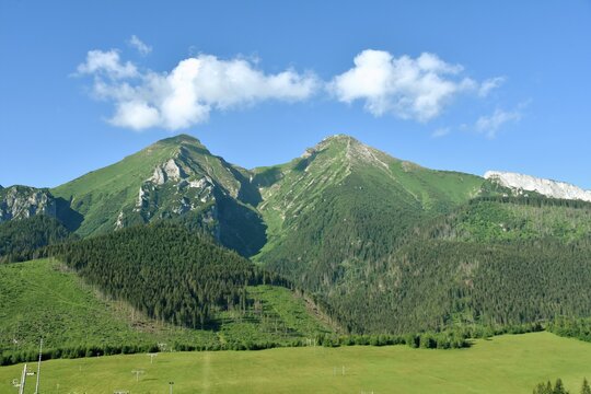 Tatry Wysokie, Słowacja, g&oacute;ry w Europie, Tatransky Narodny Park, lato w g&oacute;rach