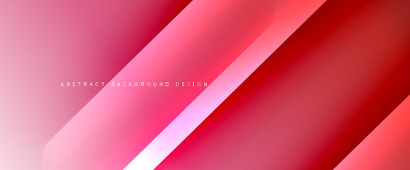 Fluid gradients with dynamic diagonal lines abstract background. Bright colors with dynamic light and shadow effects. Vector wallpaper or poster