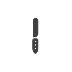 Butter knife vector icon. filled flat sign for mobile concept and web design. Kitchen knife glyph icon. Symbol, logo illustration. Vector graphics