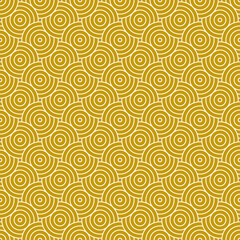 Overlapping Circles Pattern, art background.