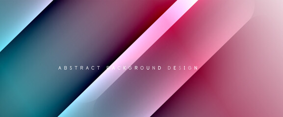 Fluid gradients with dynamic diagonal lines abstract background. Bright colors with dynamic light and shadow effects. Vector wallpaper or poster