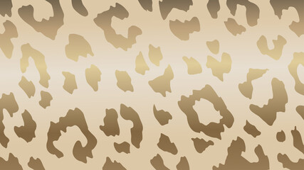 Luxury Gold animal skin background vector. Exotic animal skin with golden texture. Leopard skin, zebra and tiger skin vector illustration.