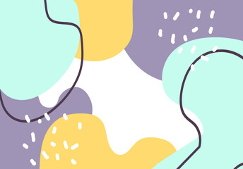 Abstract. Colorful element shapes background. Vector.