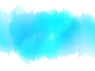 Abstract. Watercolor color gradation blue background. vector.