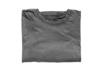 Folded t-shirt isolated