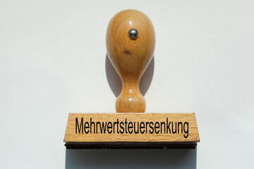 Mehrwertsteuer, Stempel, Weisser hintergrund, deutschland