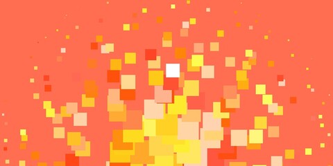 Light Red, Yellow vector backdrop with rectangles. Illustration with a set of gradient rectangles. Pattern for commercials, ads.