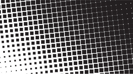 black  squares on white background