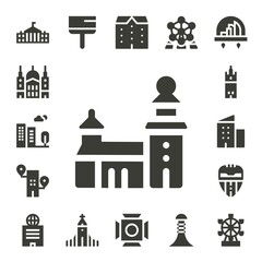 cityscape icon set
