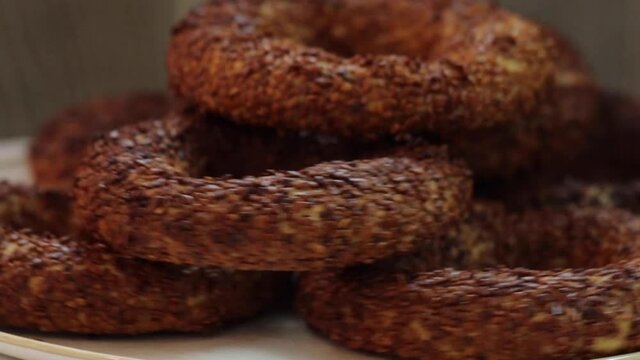 turkish street food simit