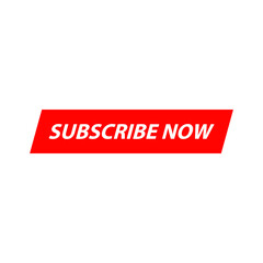 Subscribe now button vector graphic