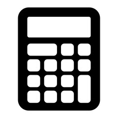 
Calculator, mathematical calculation equipment in modern style 
