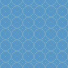 Fototapeta na wymiar Overlapping Circles Pattern, art background.