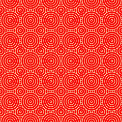 Overlapping Circles Pattern, art background.