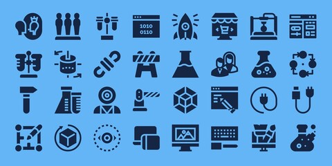development icon set