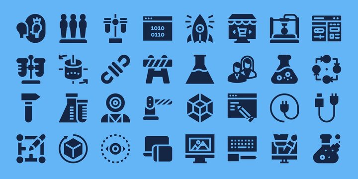 development icon set