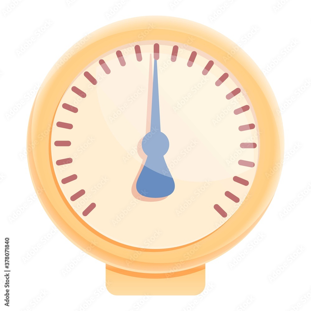 Aufkleber digital manometer icon. cartoon of digital manometer vector icon for web design isolated on white ba