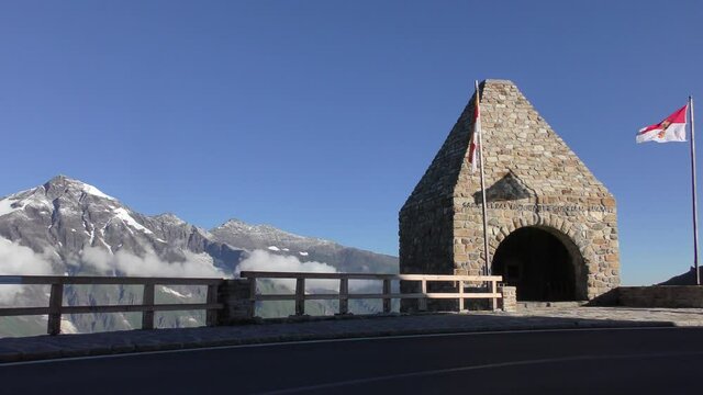 Fuscher Toerl at the Grossglockner High Alpine Road in August