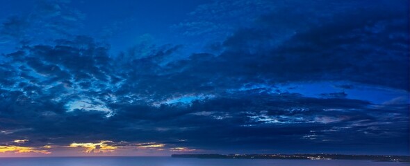 Obraz na płótnie Canvas The island of Gozo during a beautiful sunset.