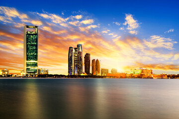 Obraz premium Abu Dhabi Skyline