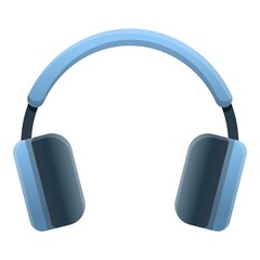 Casual headphones icon. Cartoon of casual headphones vector icon for web design isolated on white background