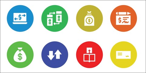 funds icon set
