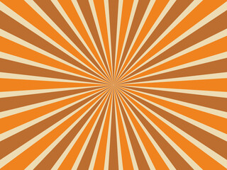 3色サンバースト背景（秋）