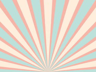 3色サンバースト背景（春）