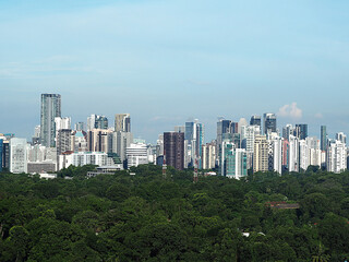 Singapore Skyline, view from Holland Village